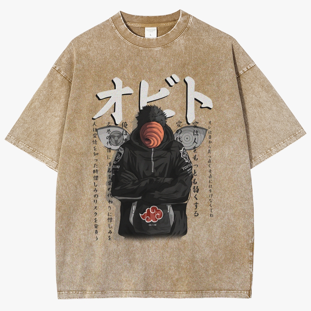 Naruto Unisex Fit Washed T-Shirt