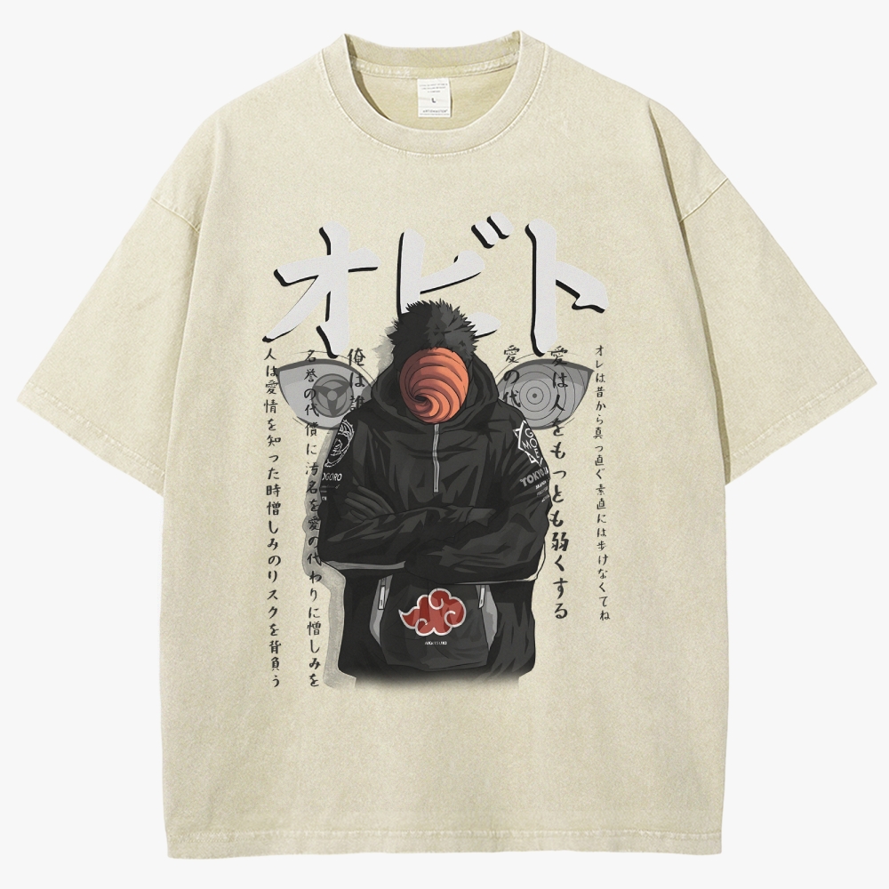 Naruto Unisex Fit Washed T-Shirt