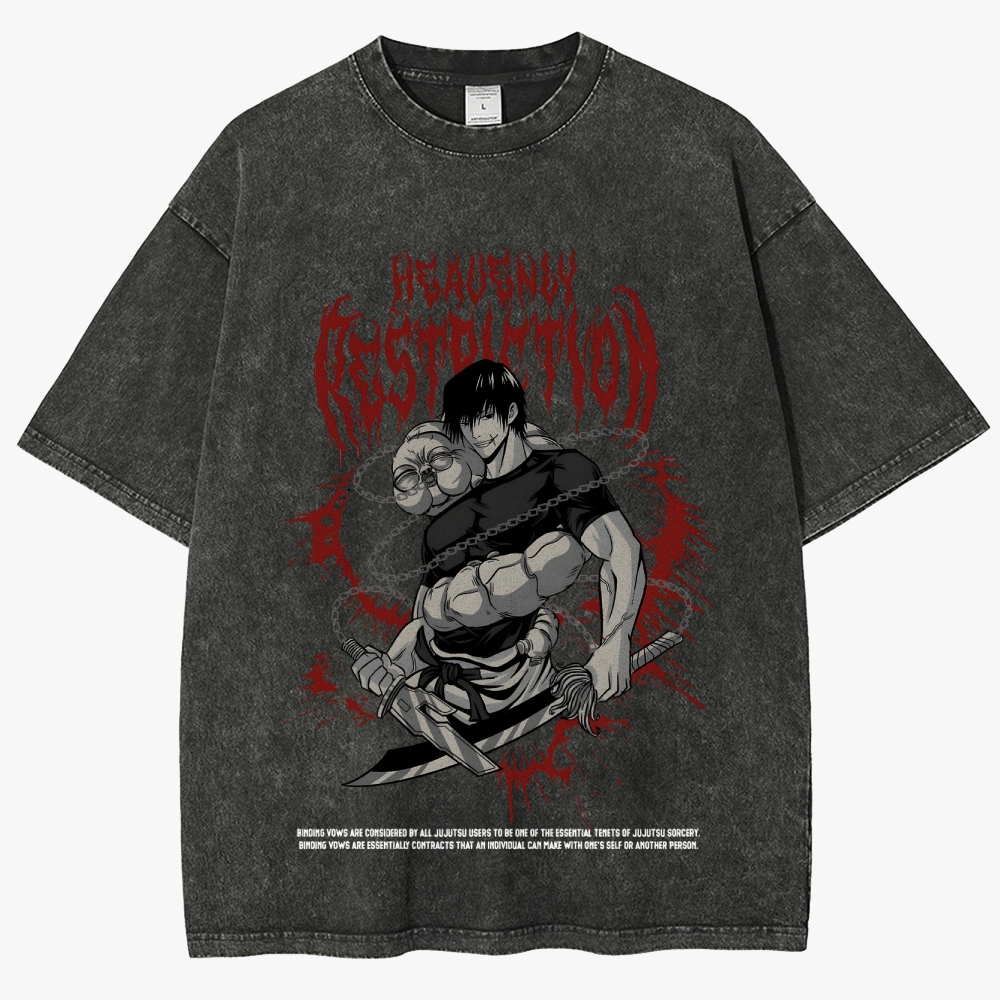 Jujutsu Kaisen Unisex Fit Washed T-Shirt