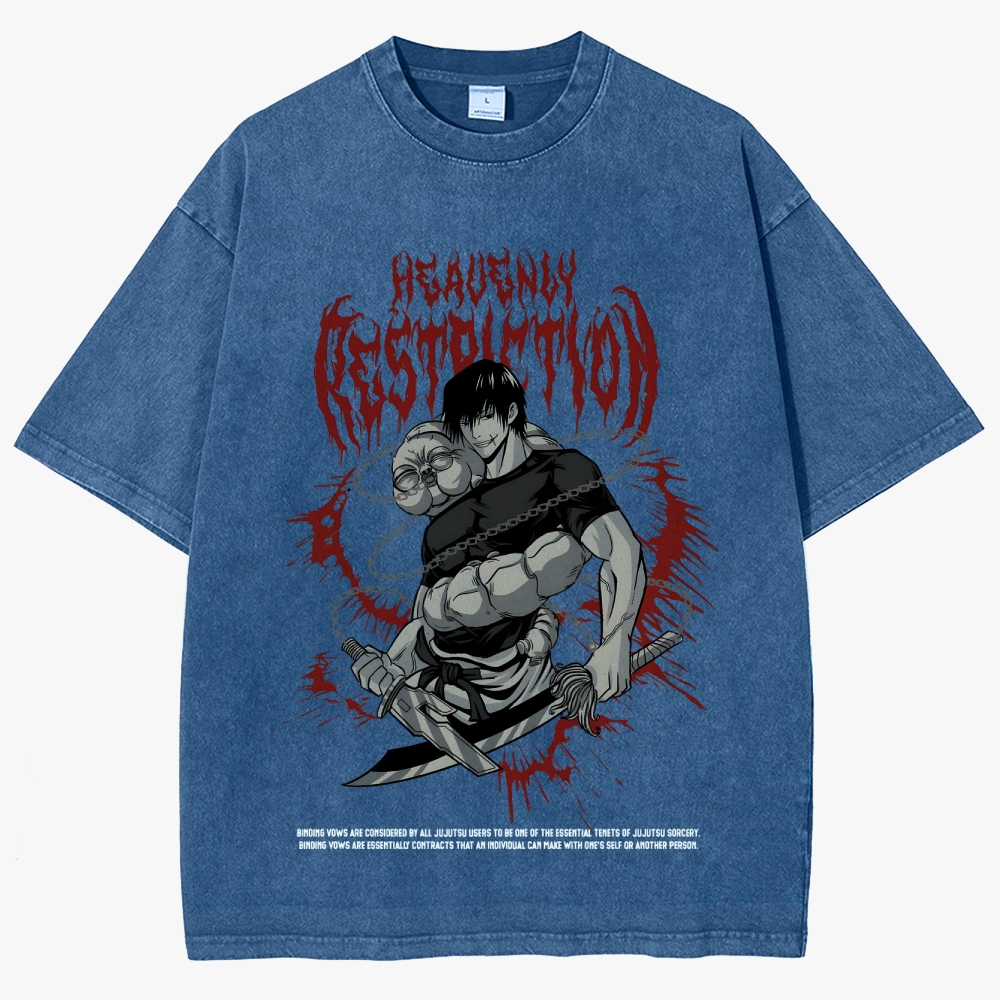 Jujutsu Kaisen Unisex Fit Washed T-Shirt