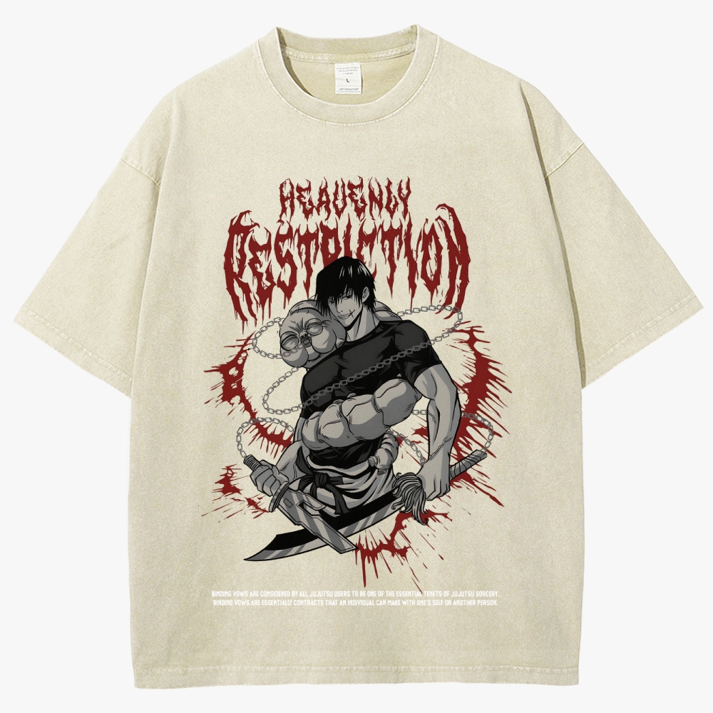 Jujutsu Kaisen Unisex Fit Washed T-Shirt