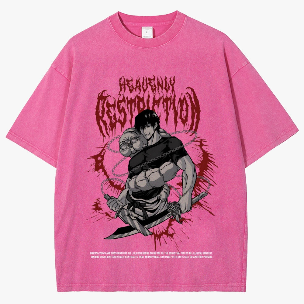 Jujutsu Kaisen Unisex Fit Washed T-Shirt