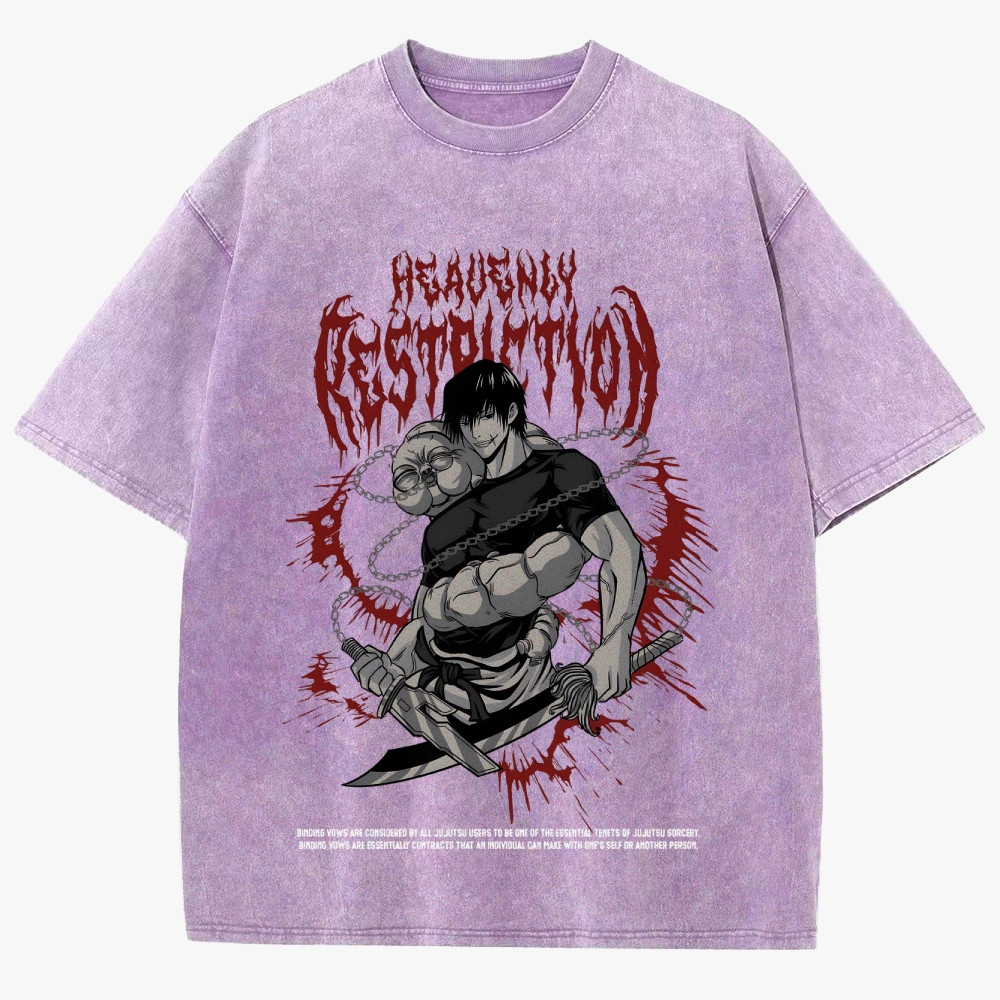 Jujutsu Kaisen Unisex Fit Washed T-Shirt