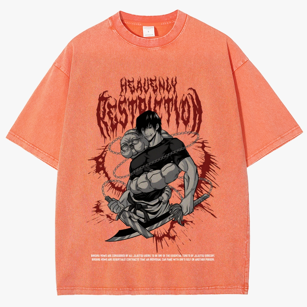 Jujutsu Kaisen Unisex Fit Washed T-Shirt