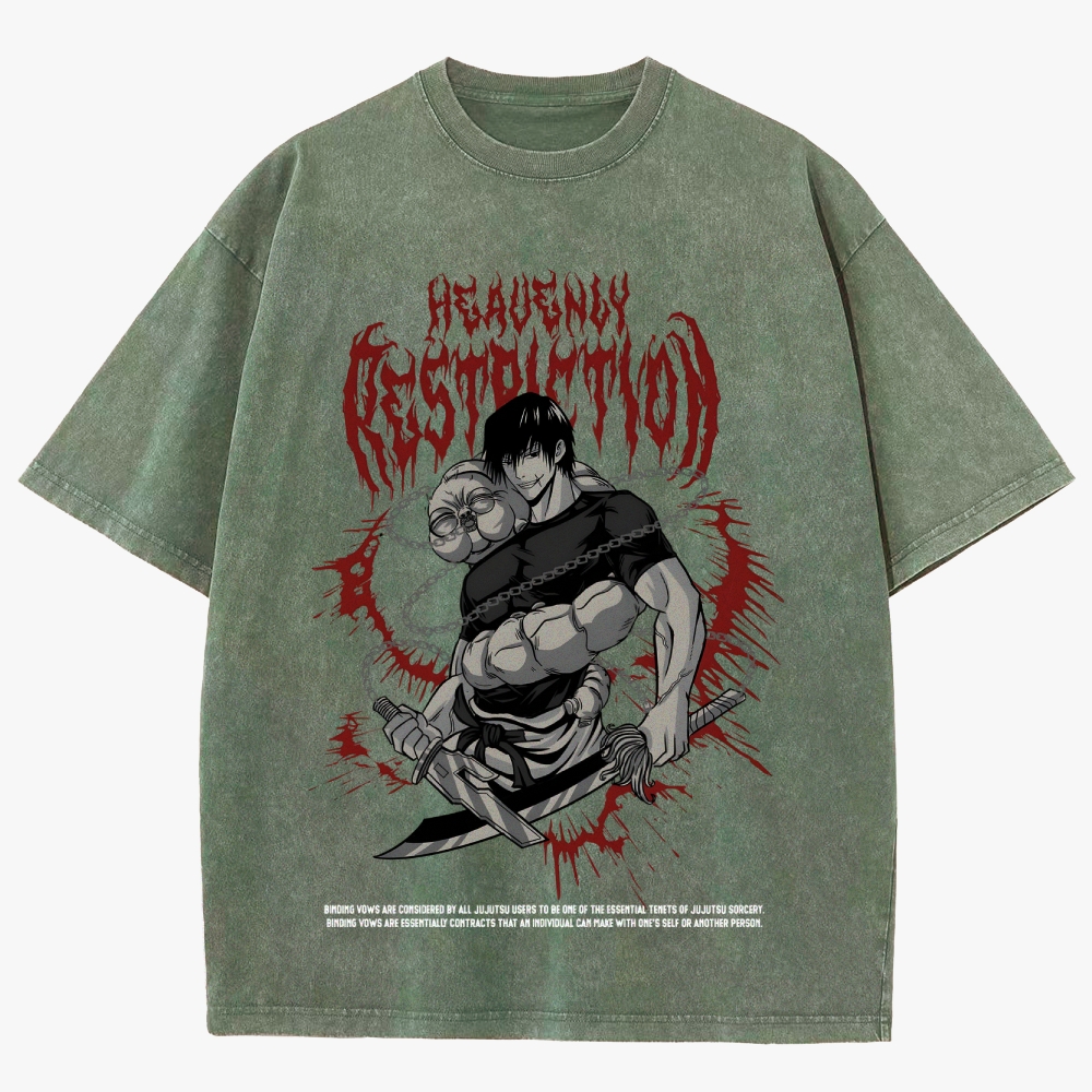 Jujutsu Kaisen Unisex Fit Washed T-Shirt