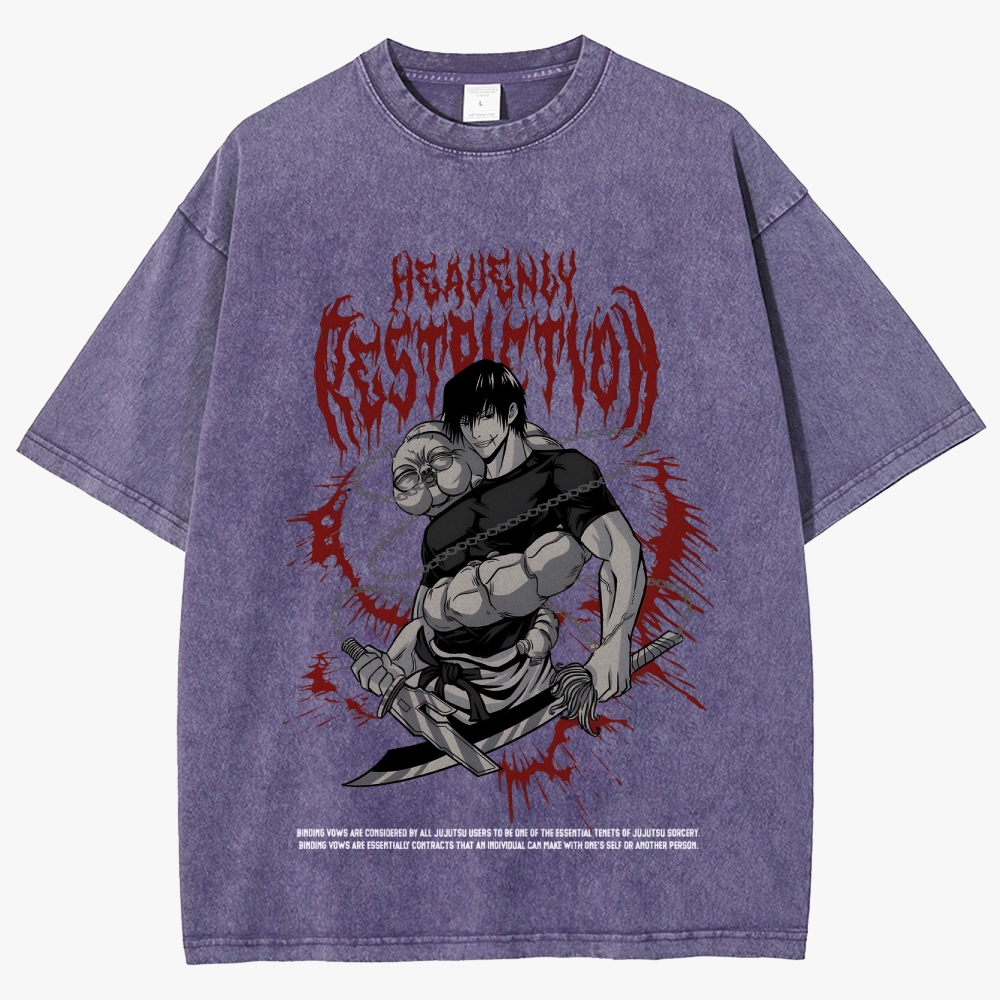 Jujutsu Kaisen Unisex Fit Washed T-Shirt