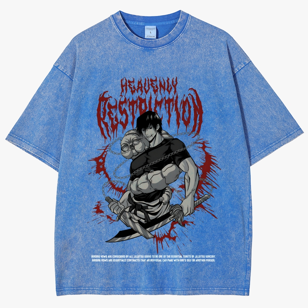 Jujutsu Kaisen Unisex Fit Washed T-Shirt