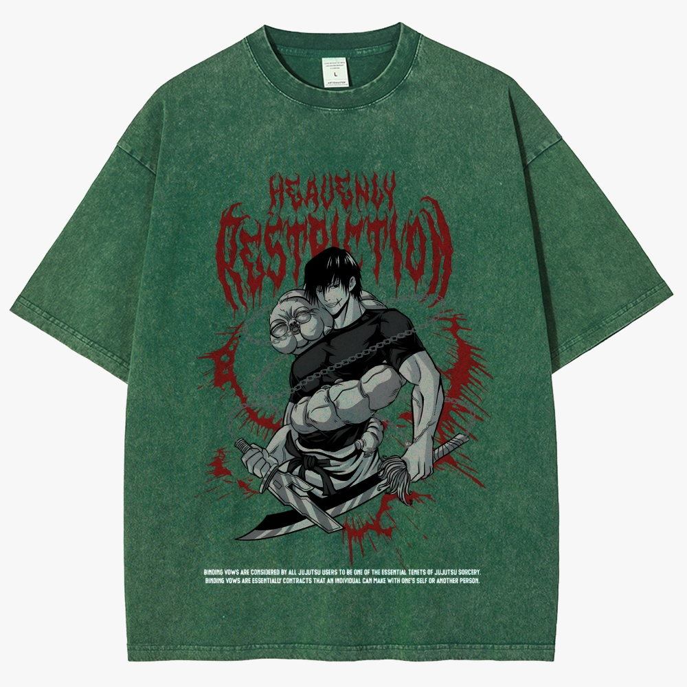 Jujutsu Kaisen Unisex Fit Washed T-Shirt