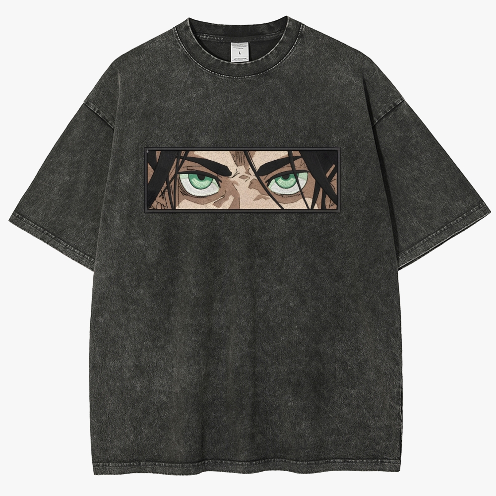 Attack on Titan Unisex Fit Washed T-Shirt 