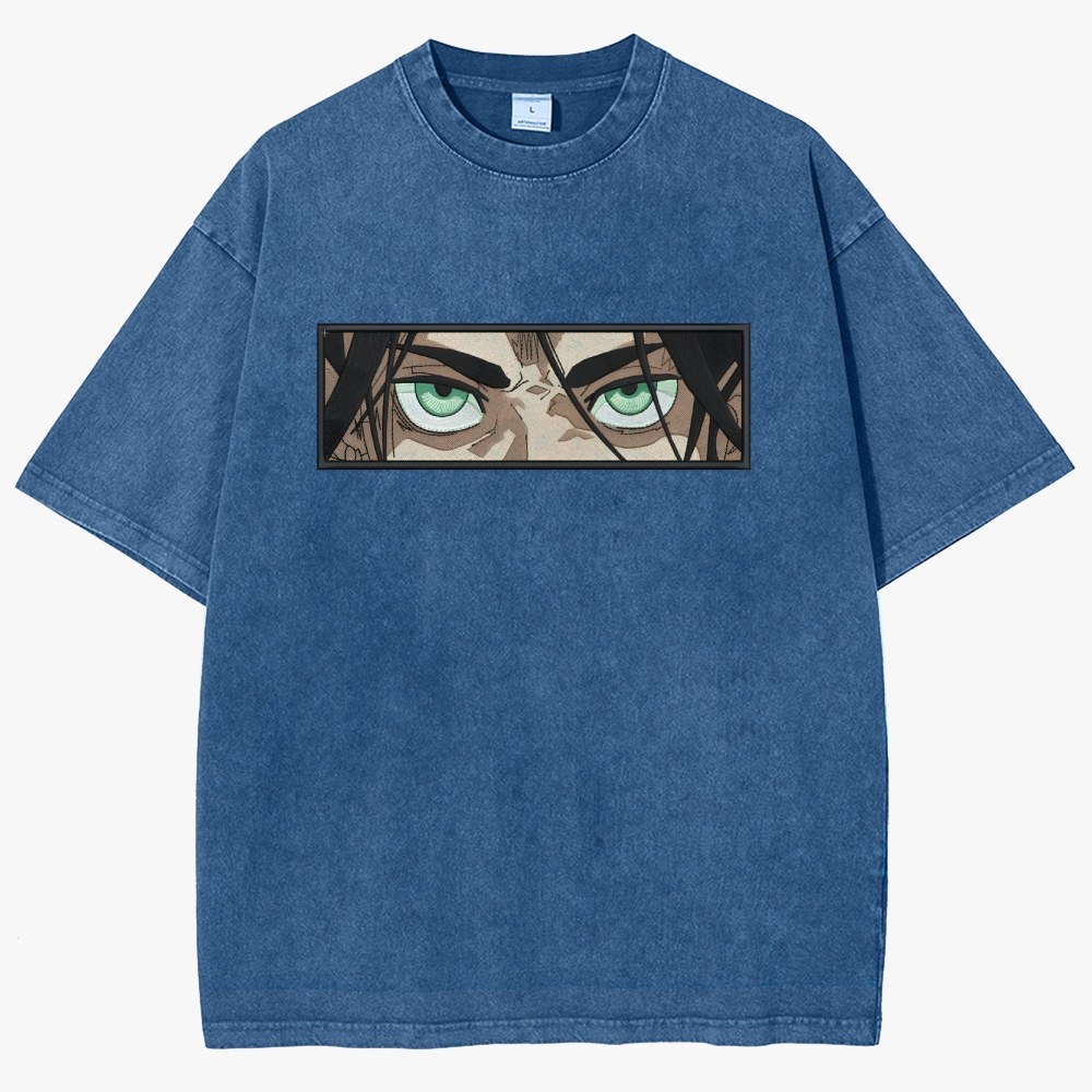Attack on Titan Unisex Fit Washed T-Shirt 