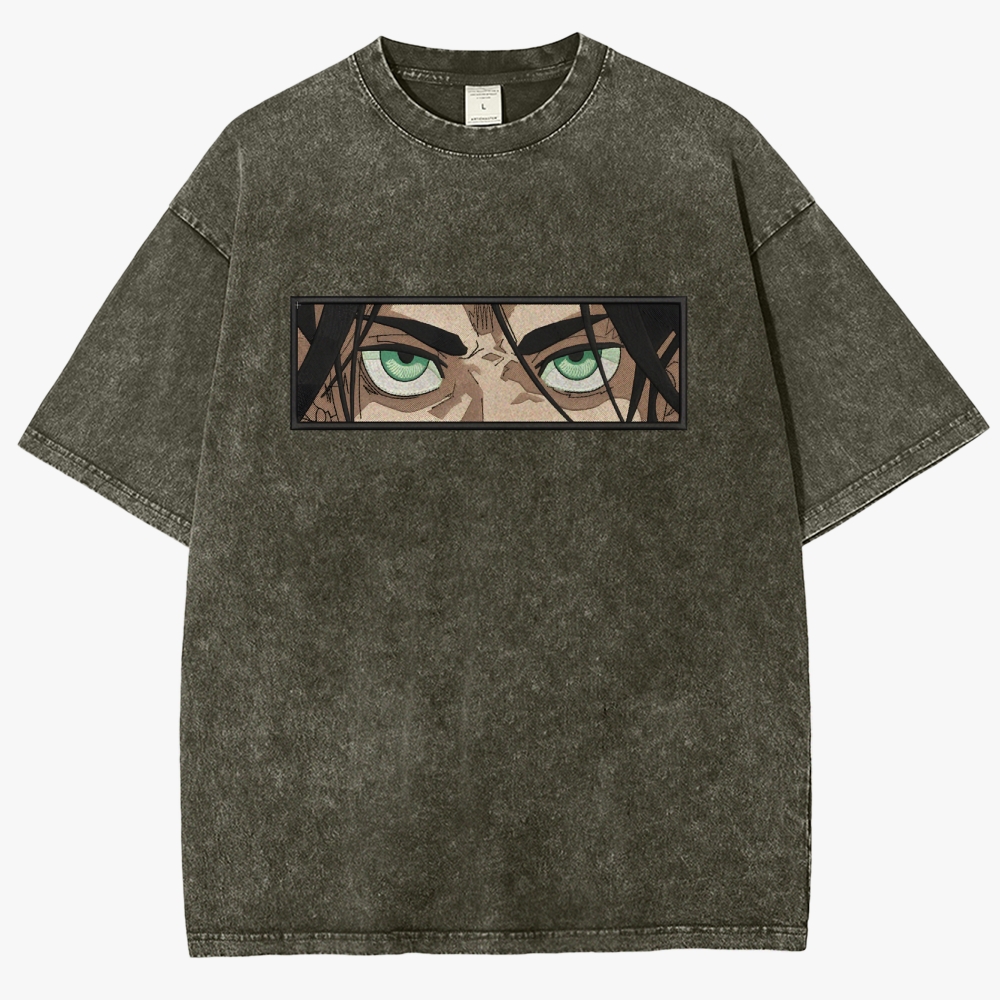 Attack on Titan Unisex Fit Washed T-Shirt 