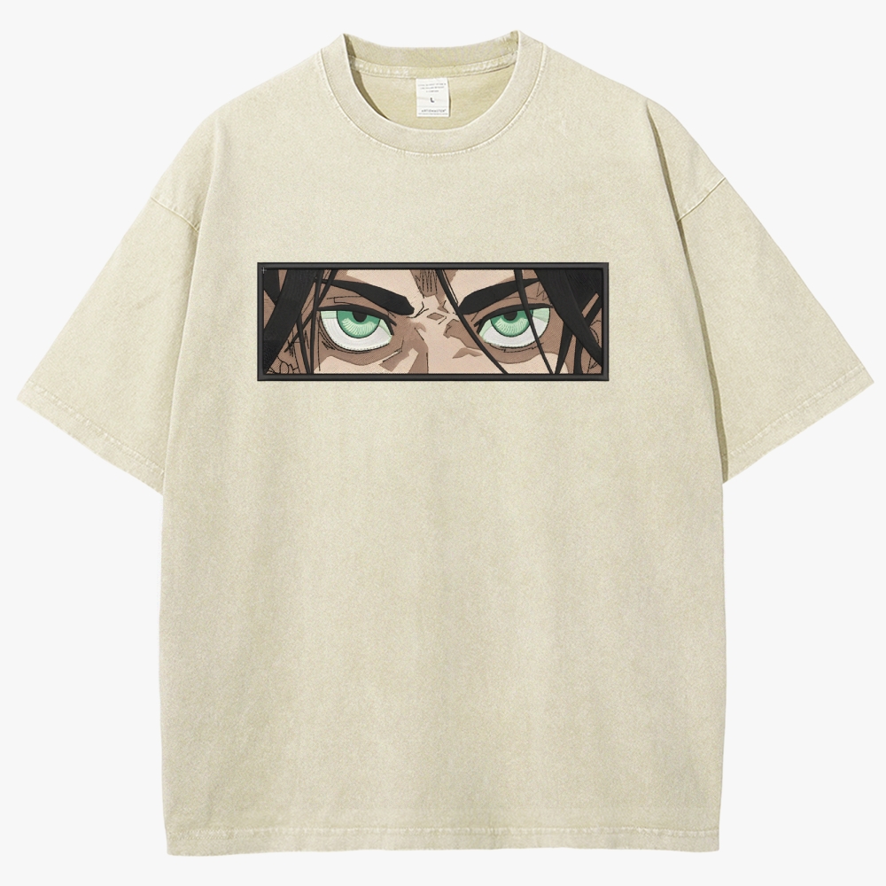 Attack on Titan Unisex Fit Washed T-Shirt 