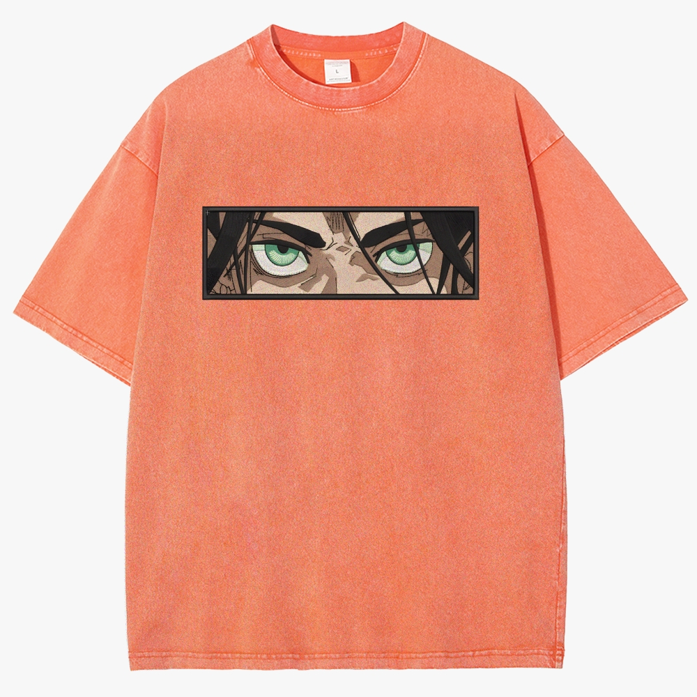 Attack on Titan Unisex Fit Washed T-Shirt 