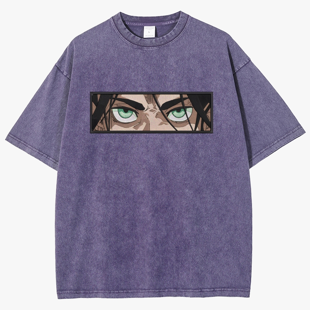 Attack on Titan Unisex Fit Washed T-Shirt 