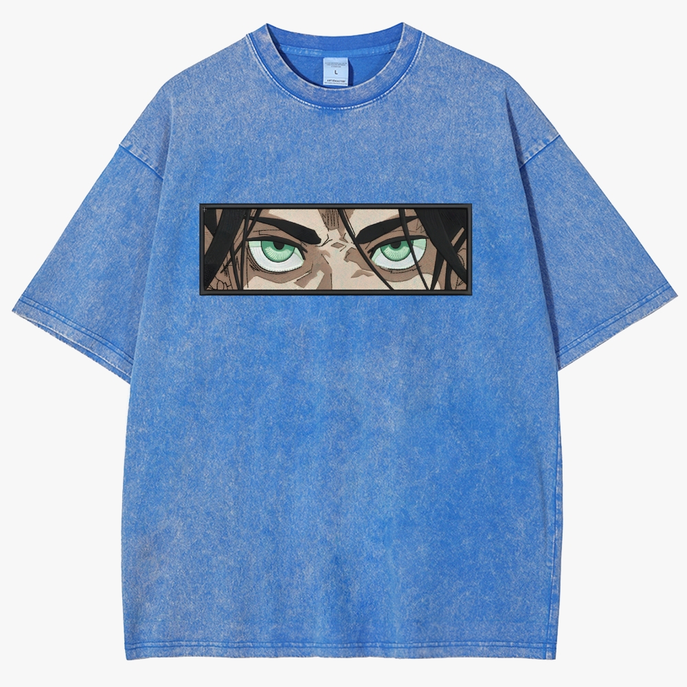 Attack on Titan Unisex Fit Washed T-Shirt 