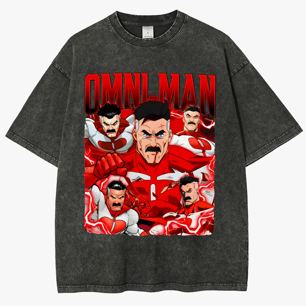 Invincible Unisex Fit Washed T-Shirt 