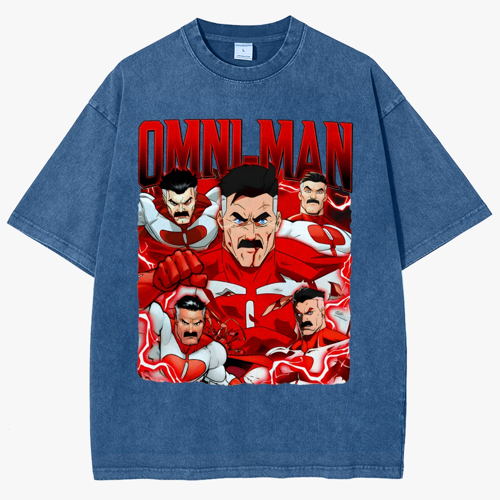 Invincible Unisex Fit Washed T-Shirt 