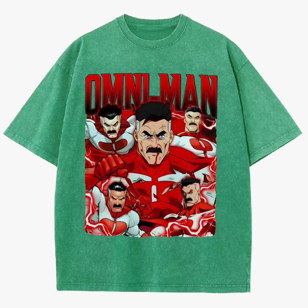 Invincible Unisex Fit Washed T-Shirt 