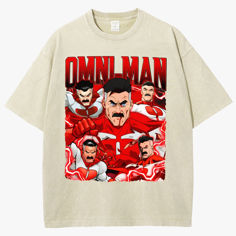 Invincible Unisex Fit Washed T-Shirt 