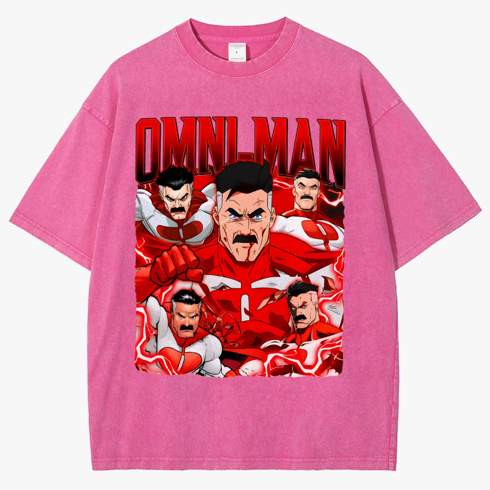 Invincible Unisex Fit Washed T-Shirt 