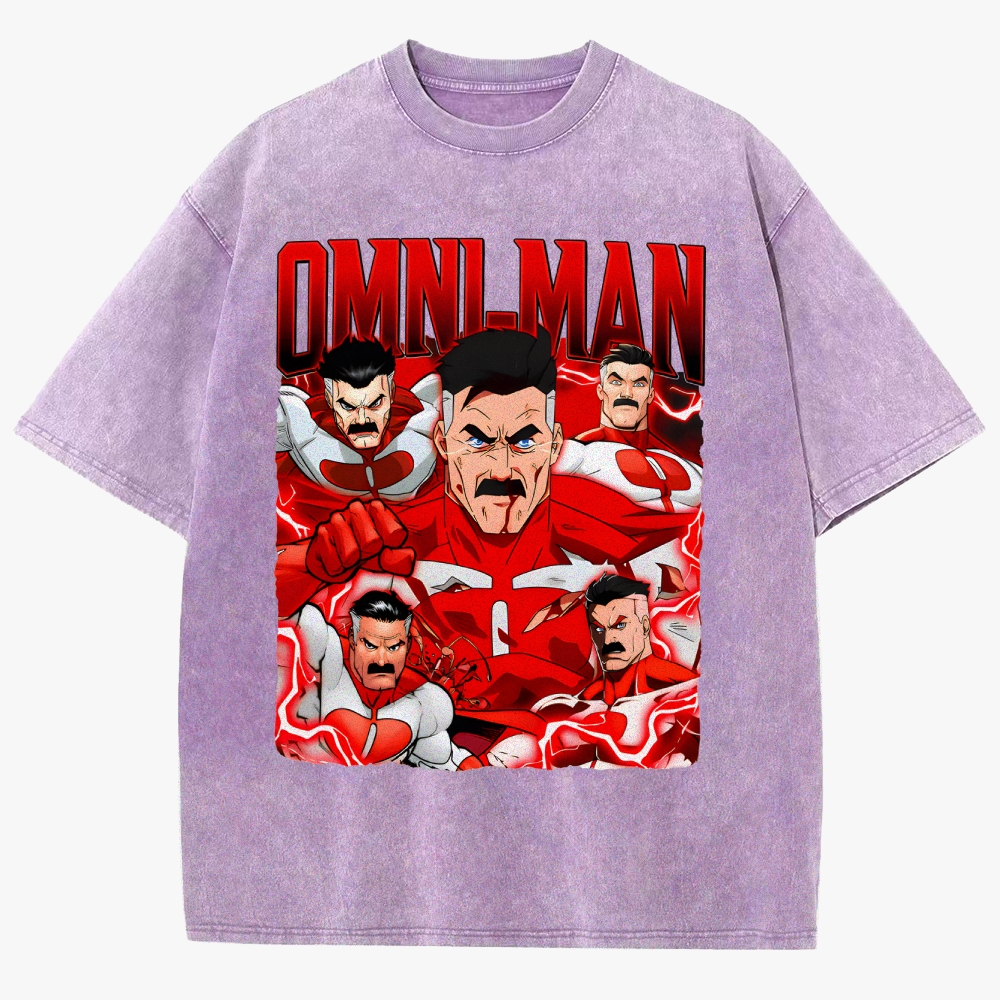 Invincible Unisex Fit Washed T-Shirt 