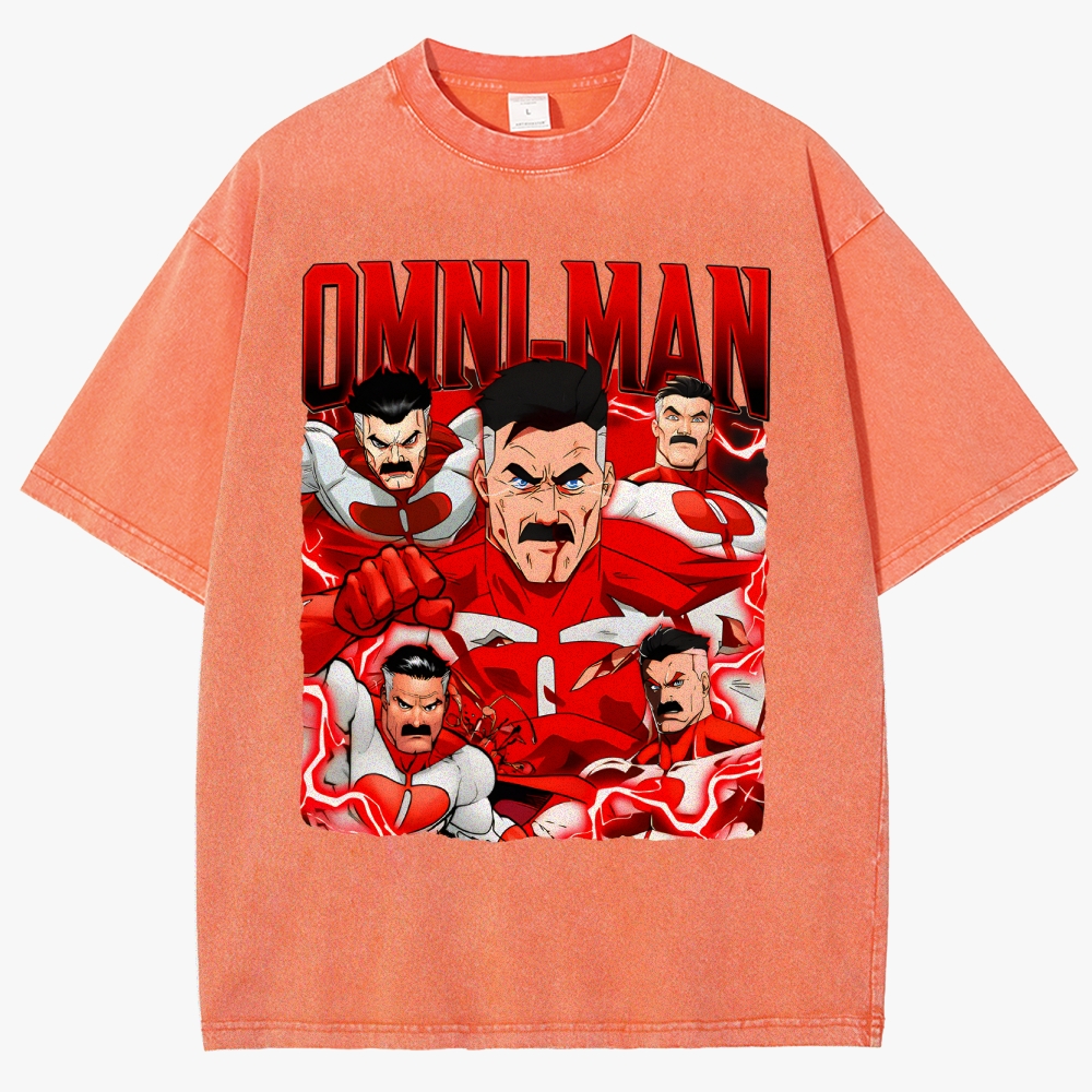 Invincible Unisex Fit Washed T-Shirt 