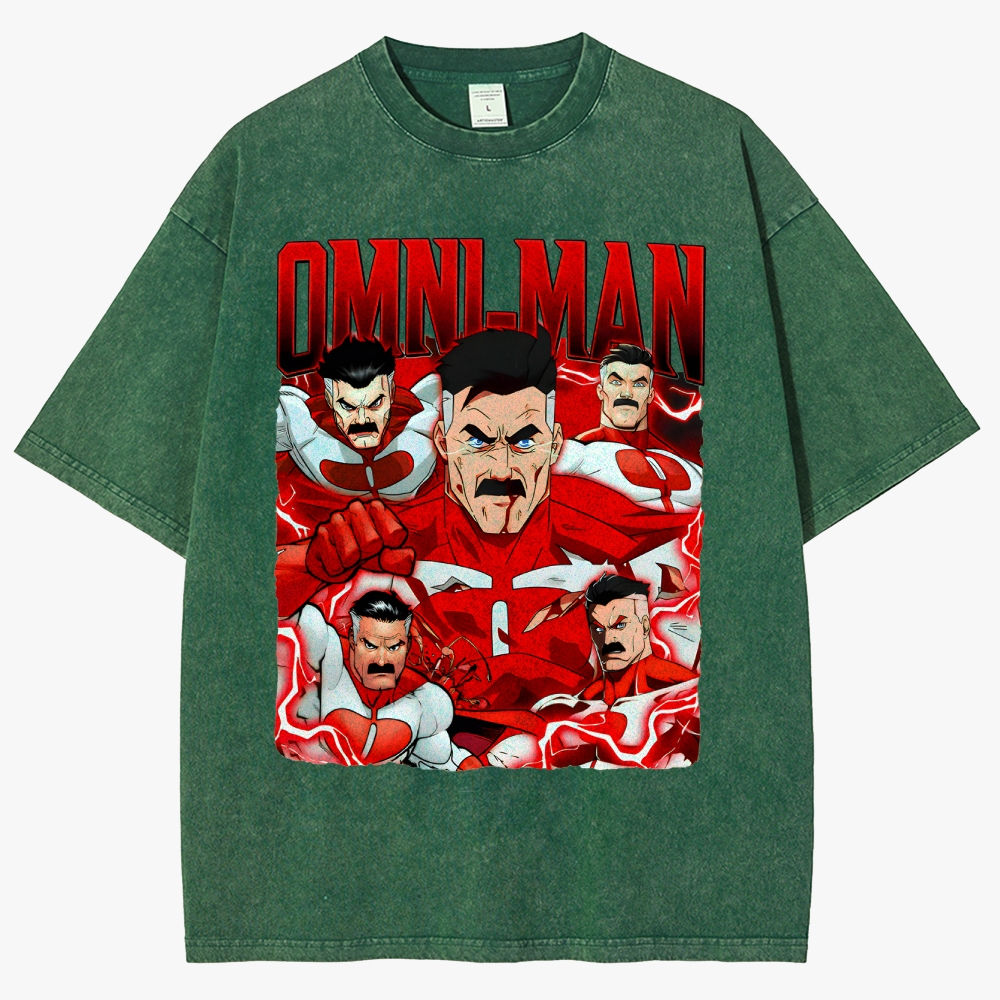 Invincible Unisex Fit Washed T-Shirt 