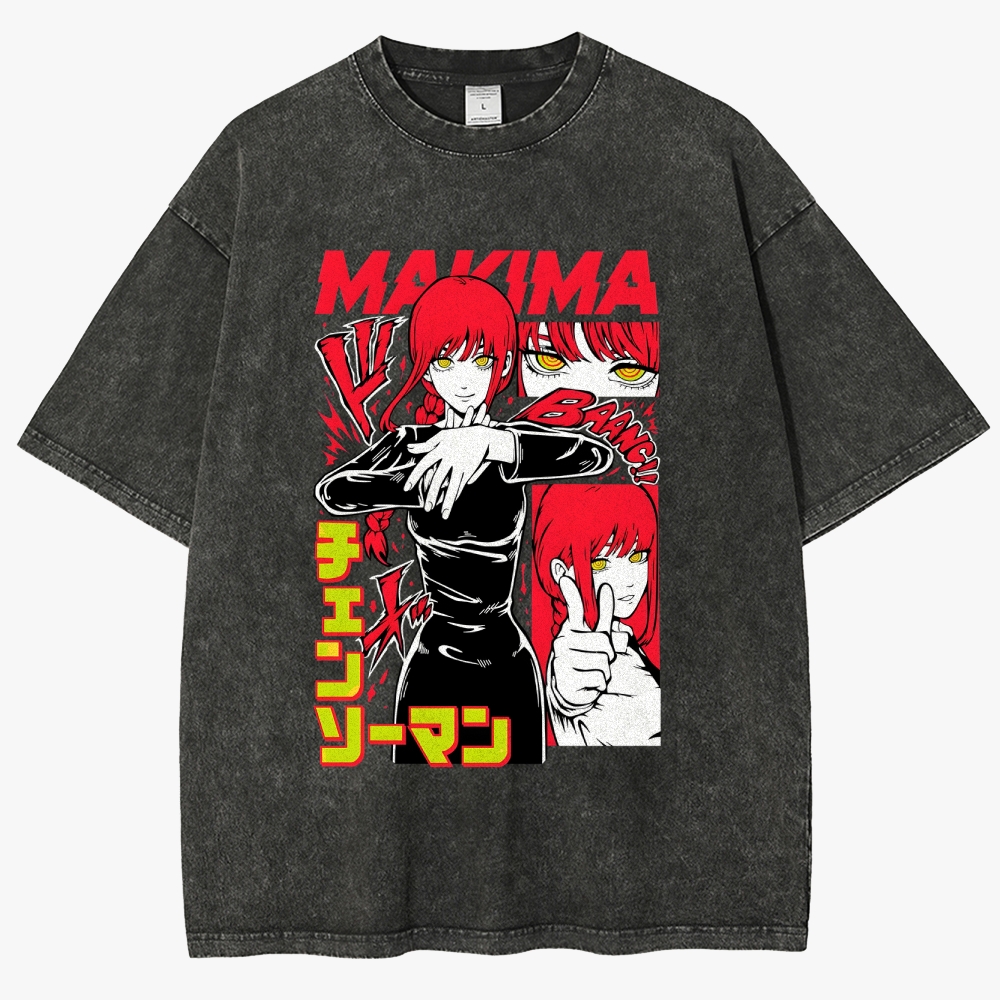 Chainsaw Man Unisex Fit Washed T-Shirt 