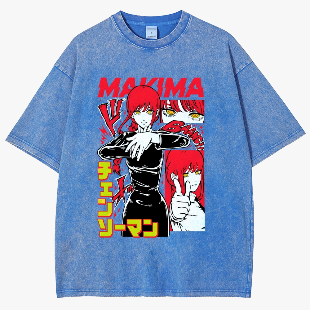 Chainsaw Man Unisex Fit Washed T-Shirt 