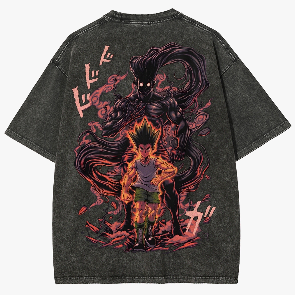 Hunter X Hunter Unisex Fit Washed T-Shirt