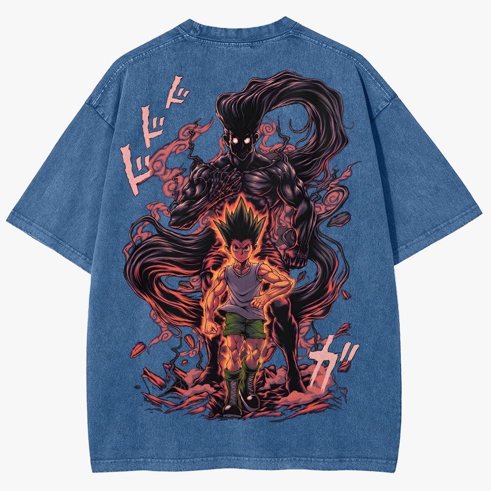 Hunter X Hunter Unisex Fit Washed T-Shirt