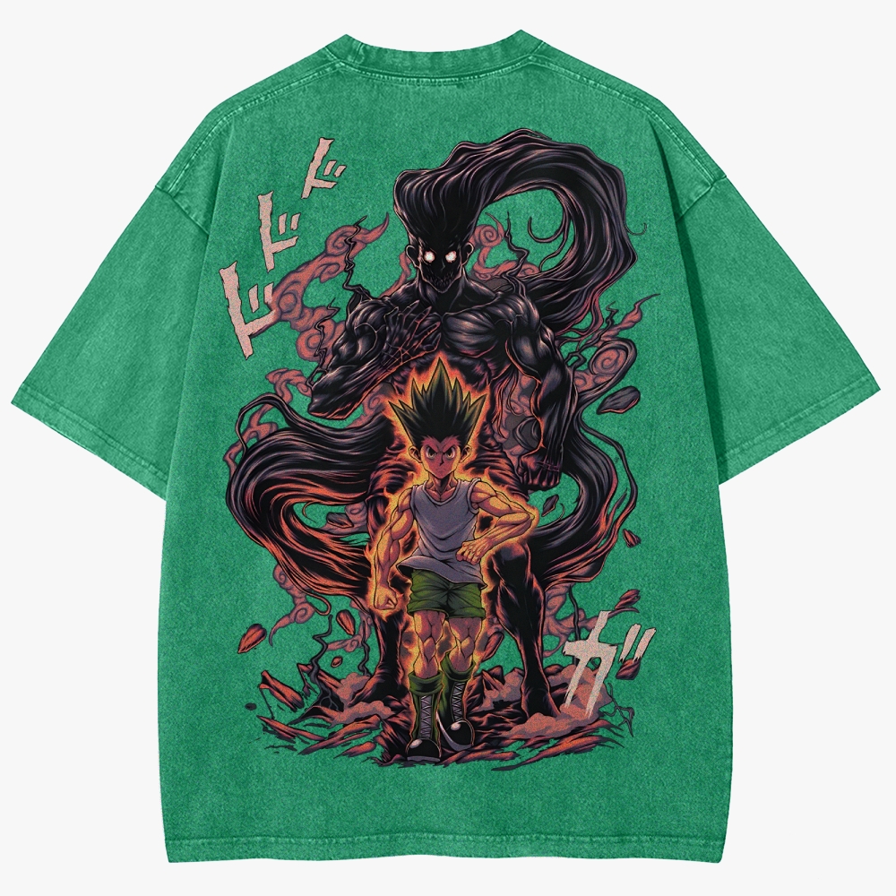 Hunter X Hunter Unisex Fit Washed T-Shirt