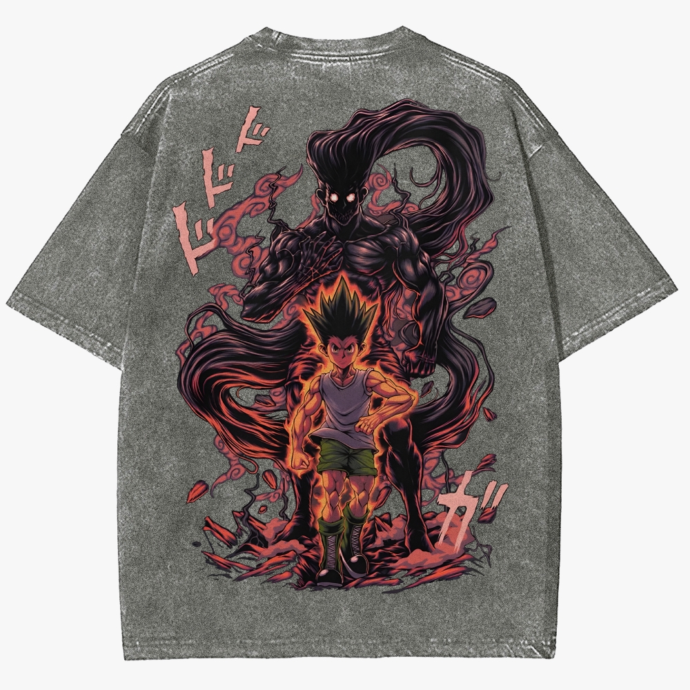Hunter X Hunter Unisex Fit Washed T-Shirt