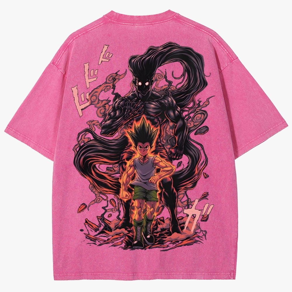 Hunter X Hunter Unisex Fit Washed T-Shirt