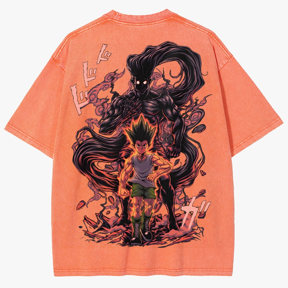 Hunter X Hunter Unisex Fit Washed T-Shirt