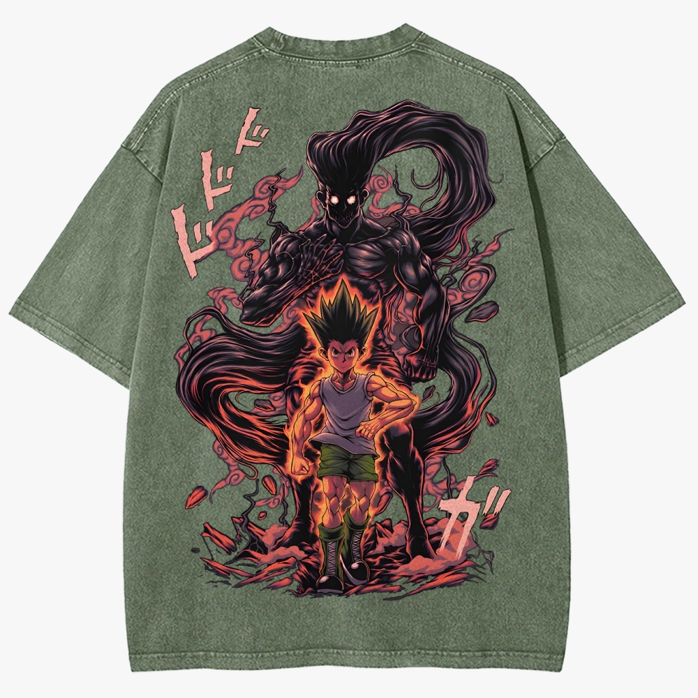 Hunter X Hunter Unisex Fit Washed T-Shirt