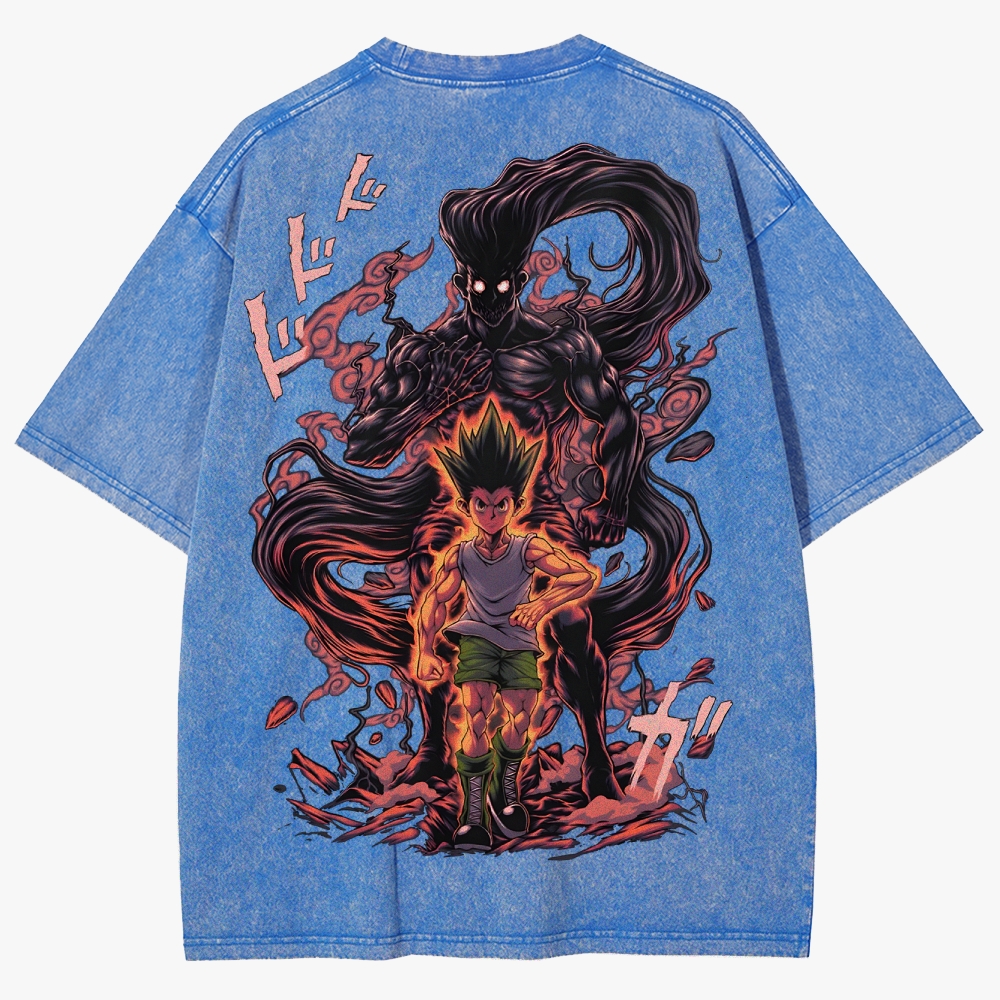 Hunter X Hunter Unisex Fit Washed T-Shirt