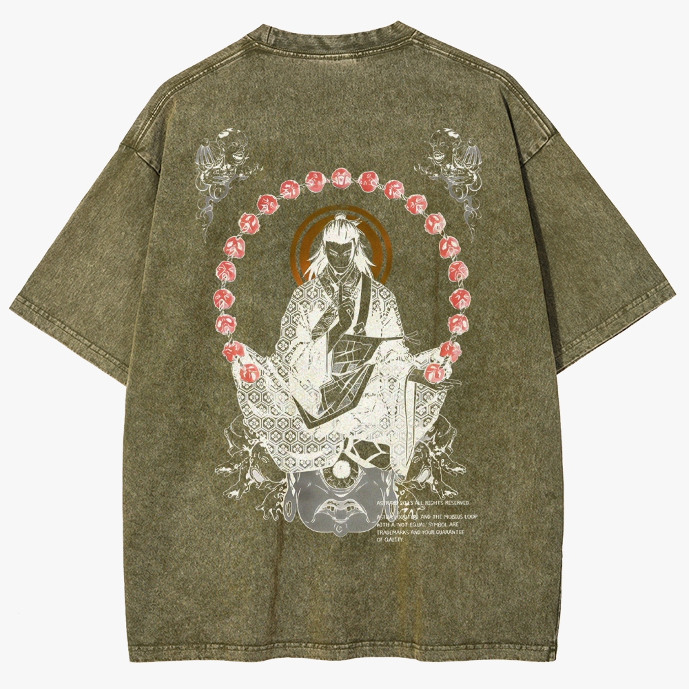 Geto's Cursed Dominion Unisex Fit Washed T-Shirt