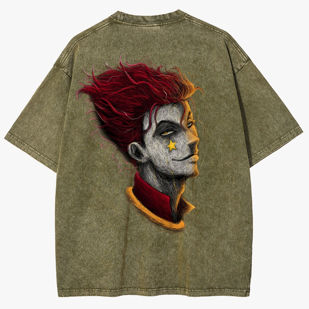 Hunter X Hunter Unisex Fit Washed T-Shirt