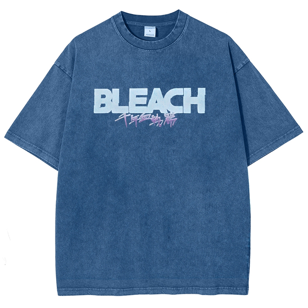 Bleach Unisex Fit Washed T-Shirt