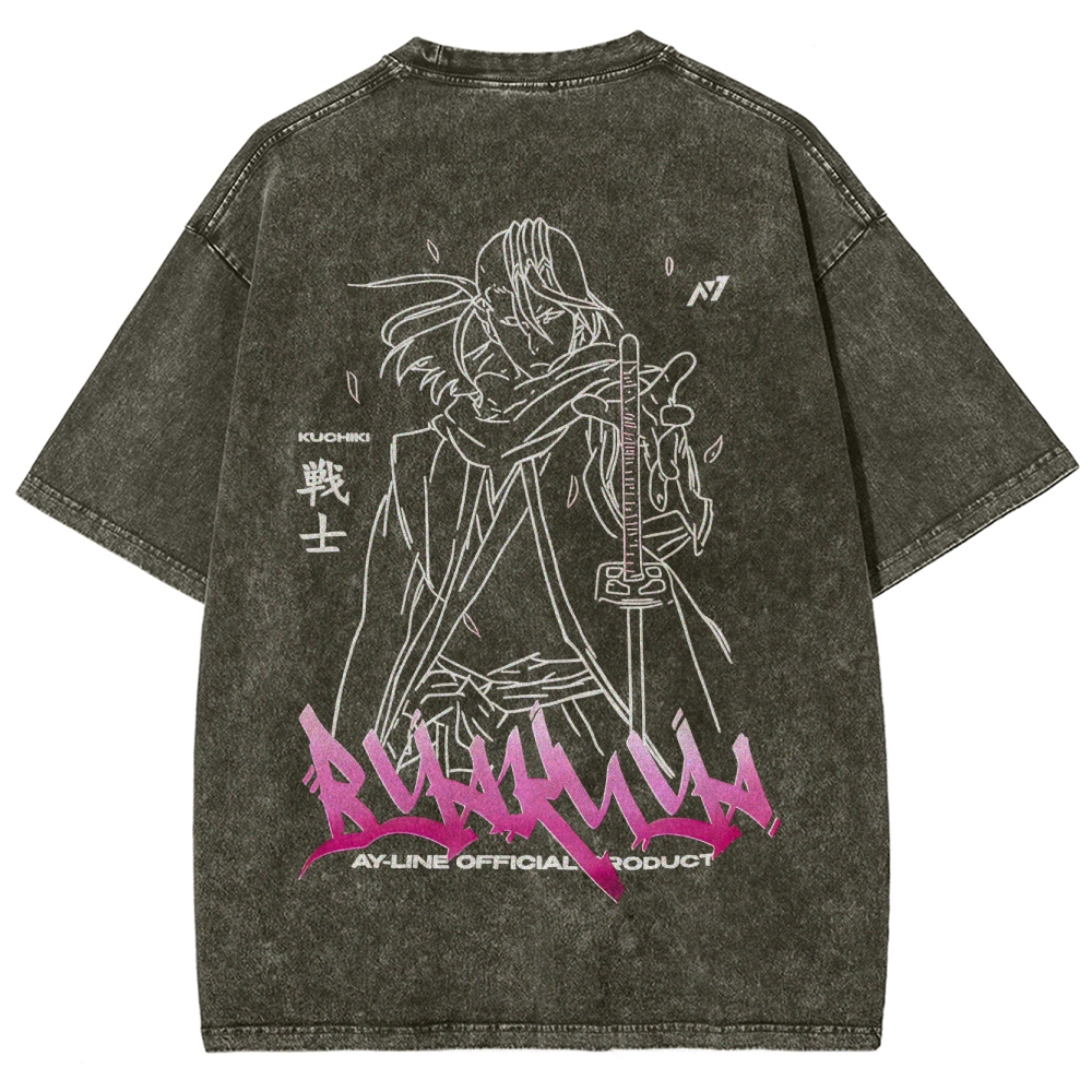 Bleach Unisex Fit Washed T-Shirt