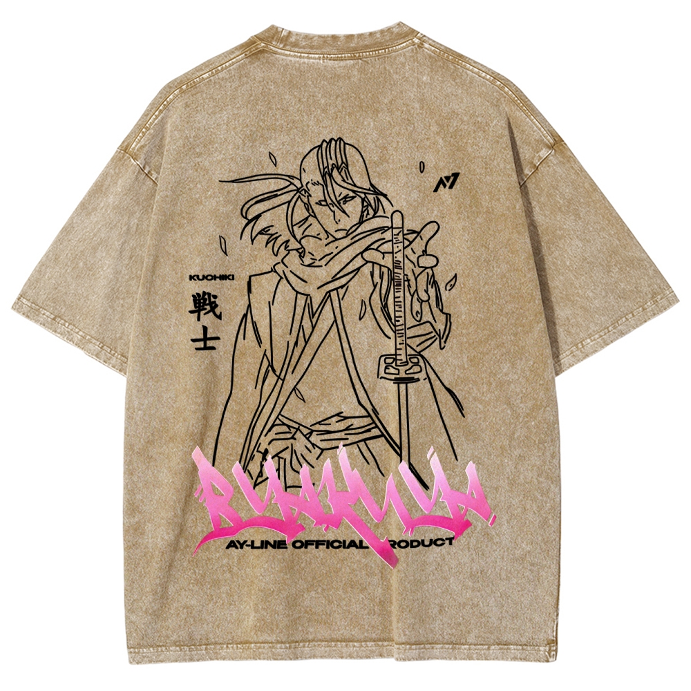 Bleach Unisex Fit Washed T-Shirt