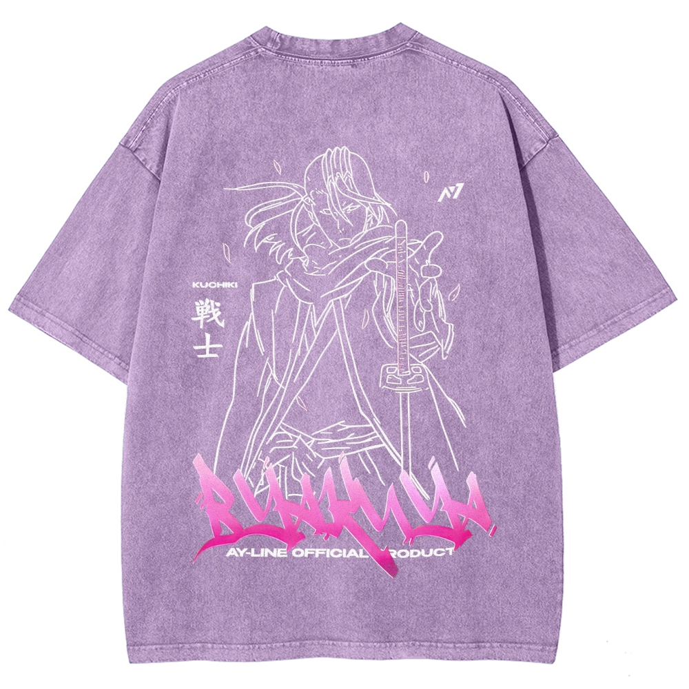 Bleach Unisex Fit Washed T-Shirt