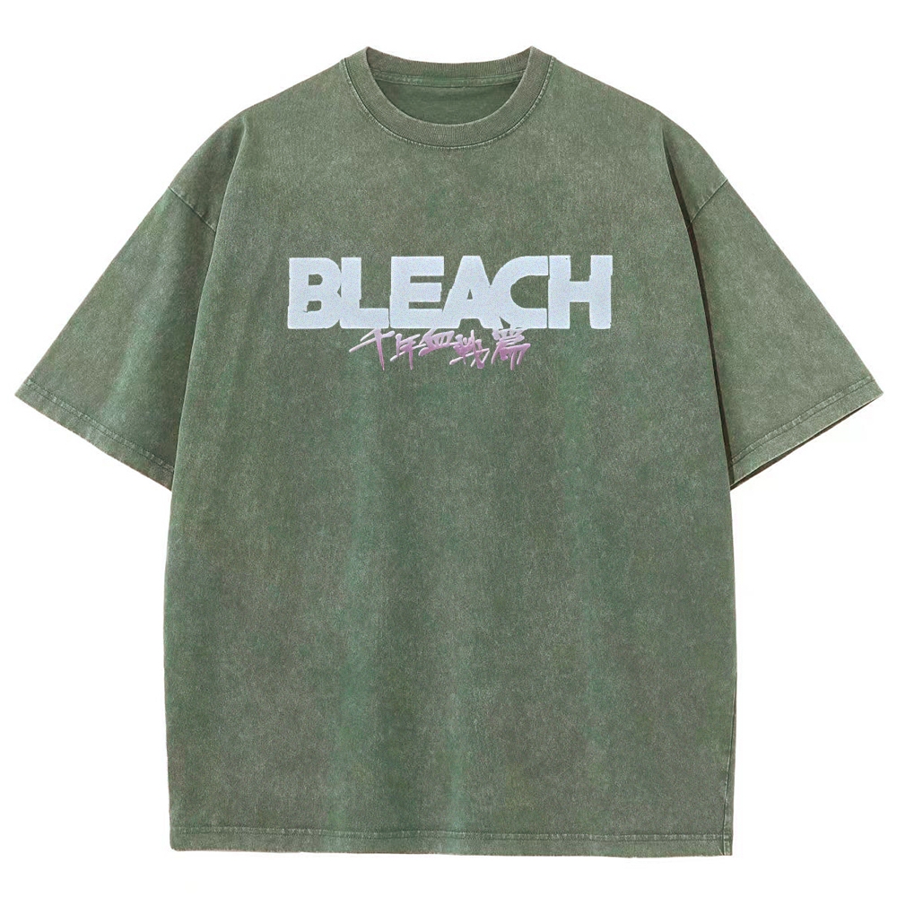 Bleach Unisex Fit Washed T-Shirt