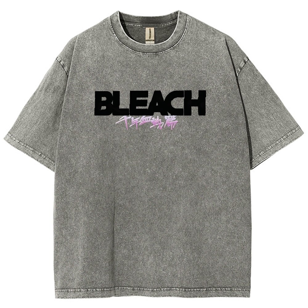 Bleach Unisex Fit Washed T-Shirt