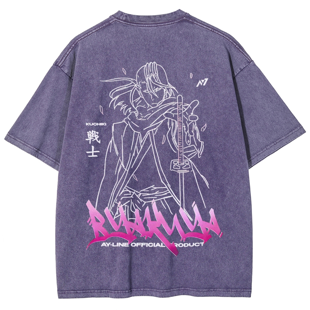 Bleach Unisex Fit Washed T-Shirt