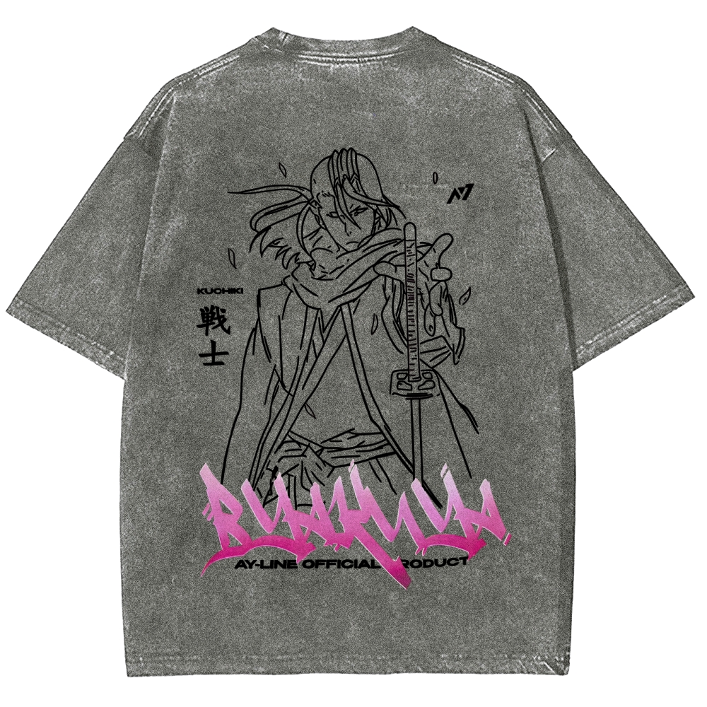 Bleach Unisex Fit Washed T-Shirt