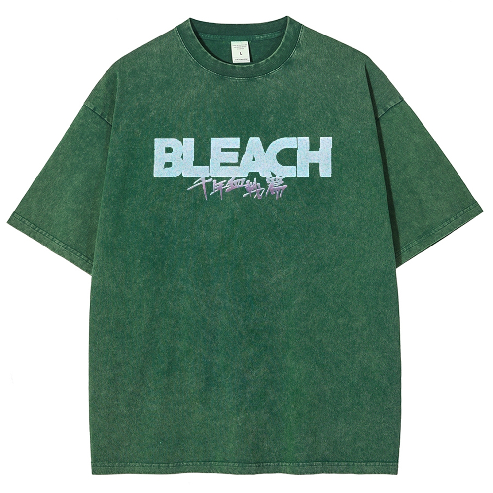 Bleach Unisex Fit Washed T-Shirt