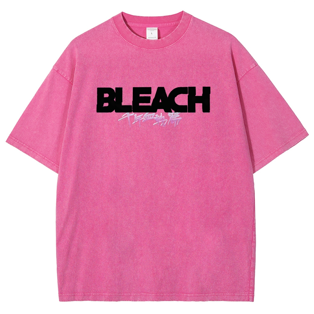 Bleach Unisex Fit Washed T-Shirt