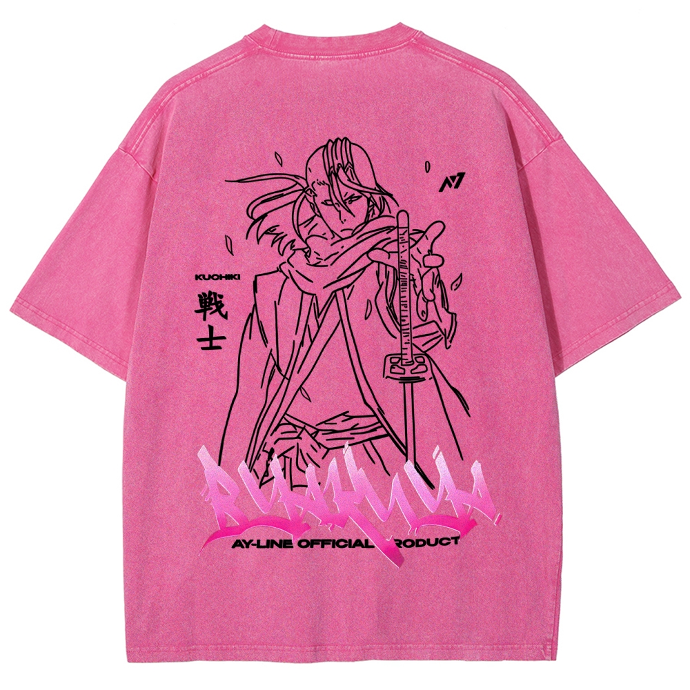 Bleach Unisex Fit Washed T-Shirt